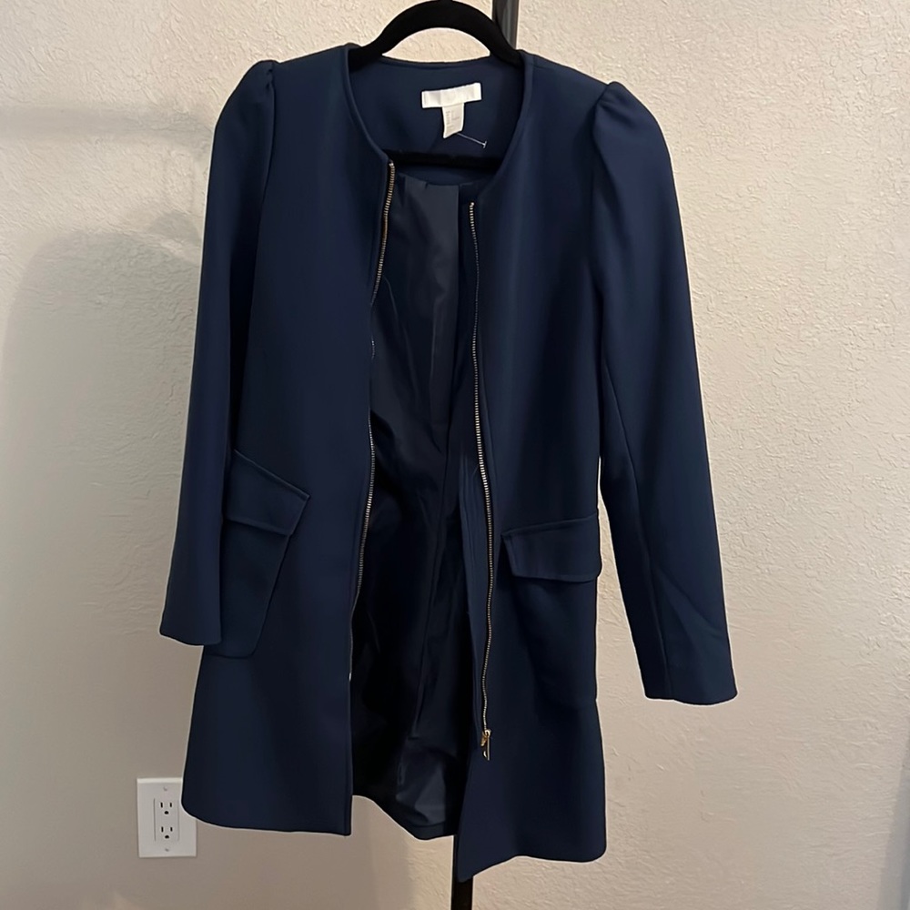 H&M Navy Blue Blazer/Jacket